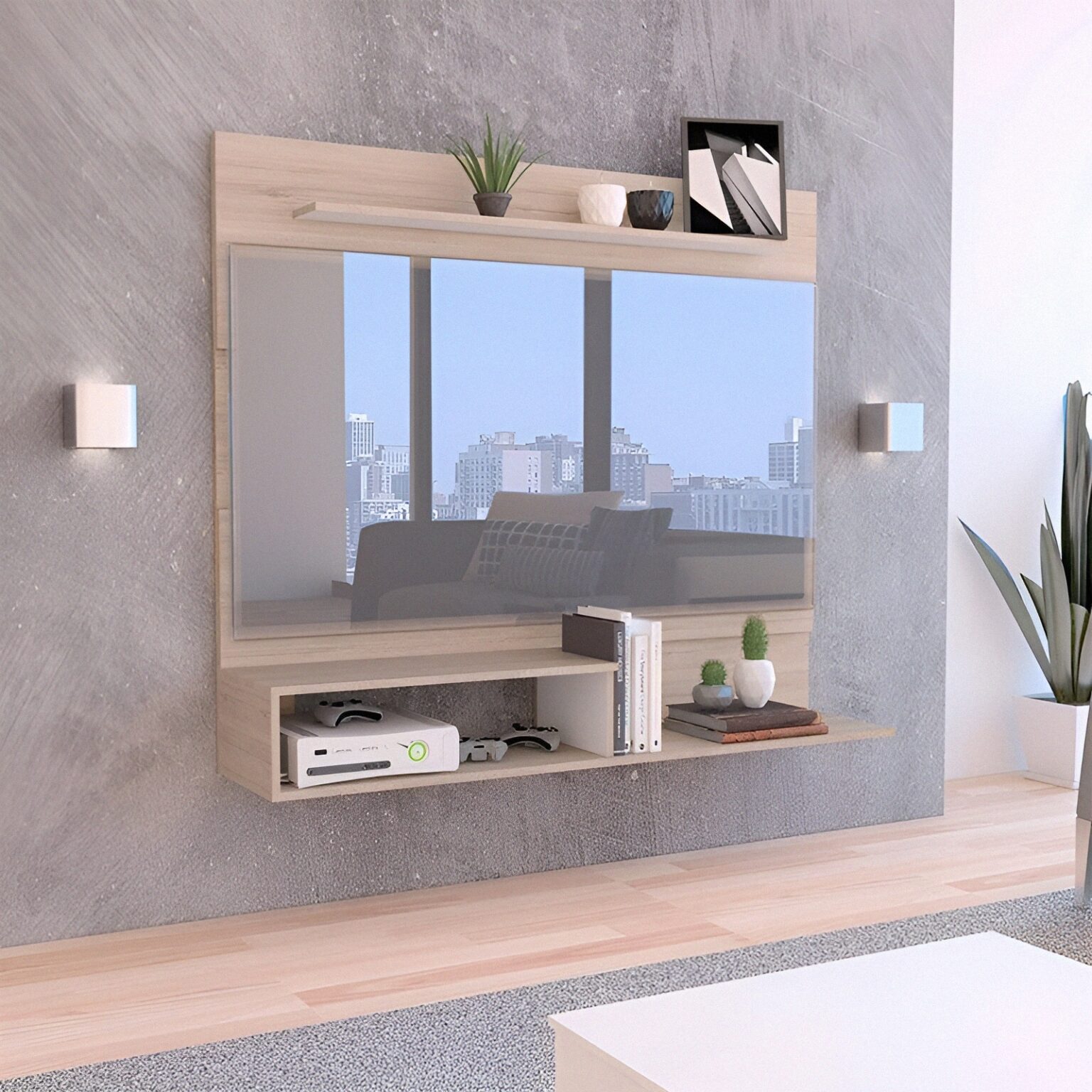 Centro De Entretenimiento Para TV de Hasta 55", Rovere