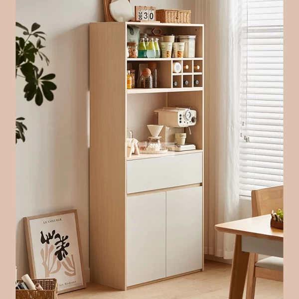  Aparador Vinera con 2 Puertas y 1 Cajón en Melamina Blanco y Roble Descubre los Beneficios y Cualidades de Nuestro Mobiliario Nuestra aparador vinera con 2 puertas y 1 cajón, fabricada en melamina de alta calidad en colores blanco y roble, es la opción ideal para quienes buscan una solución funcional, elegante y duradera para almacenar y exhibir sus vinos y utensilios de cocina.