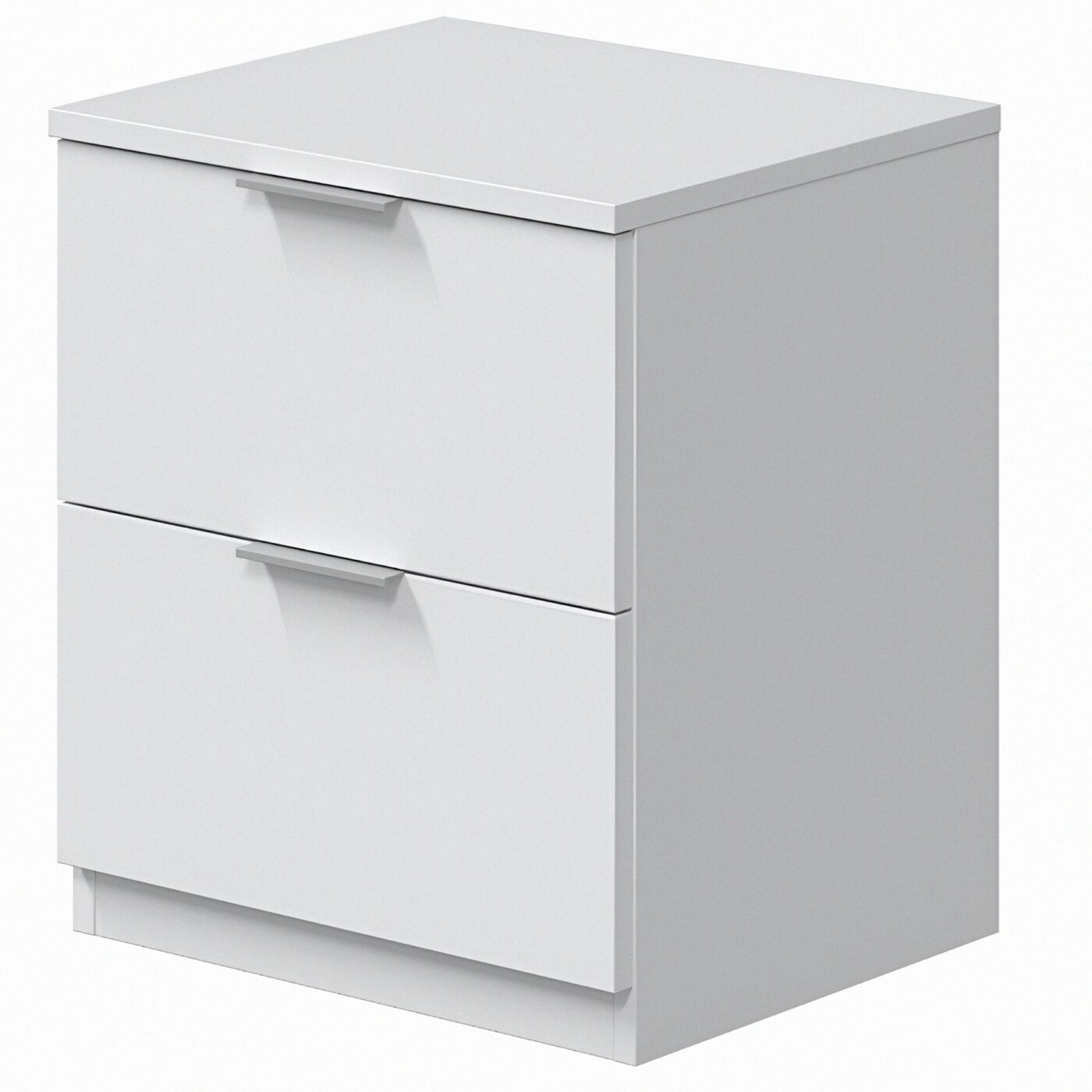 Mesa de Noche Ancona con 2 cajones - Blanco