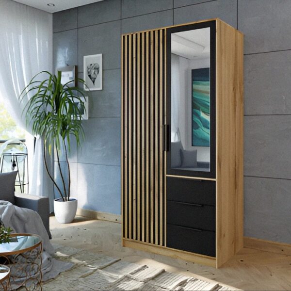 Ropero 2 puertas, 3 cajones. ¡Oferta imperdible!