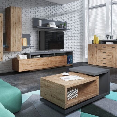 Mesa De Centro Luxe Moderna 120 X 48 cm