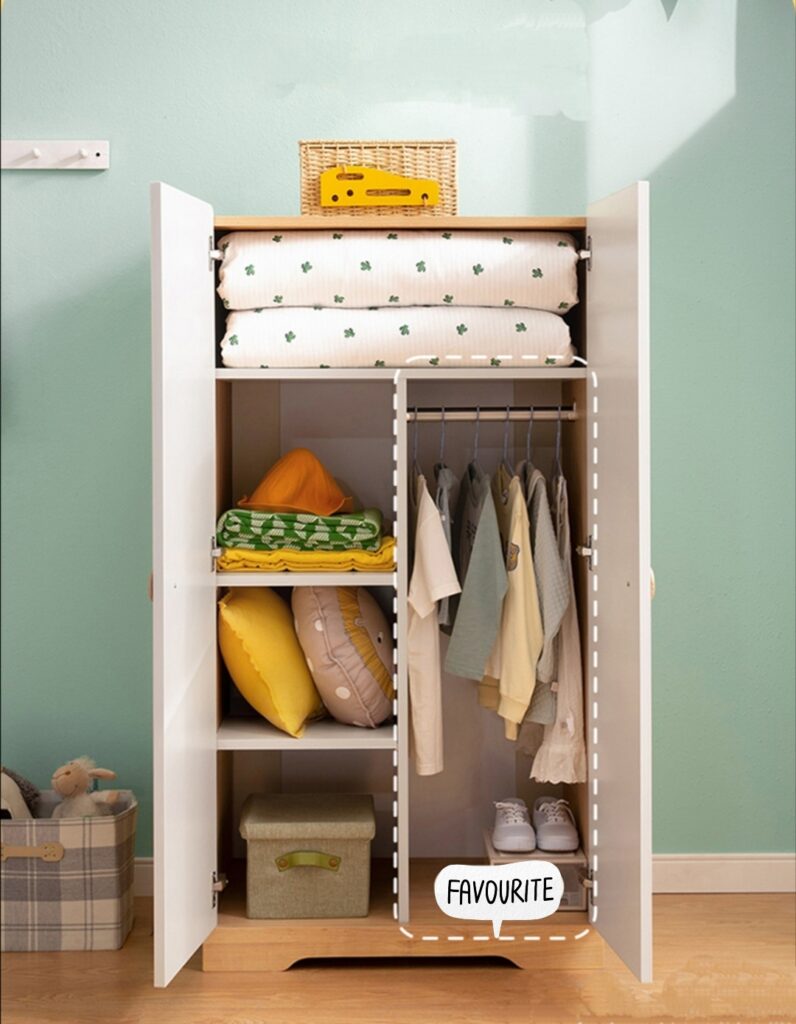 Ropero Infantil Gino 2 Puertas 139x73cm - AliMueblesjyl.com