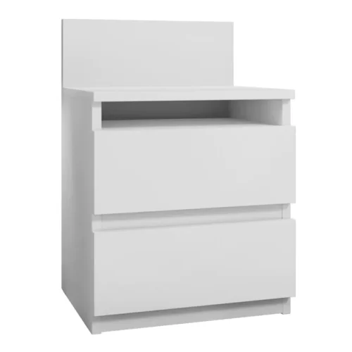 Mesa De Noche Luxe Con 2 Cajones