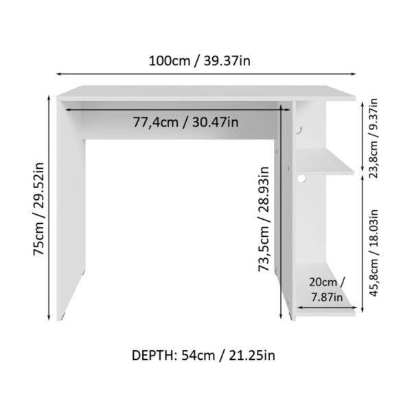 Aprovecha la oferta de El Escritorio para PC con 2 Divisiones se destaca por su diseño moderno y atractivo que complementa cualquier decoración. El color blanco aporta un toque de sofisticación y limpieza a tu espacio, haciendo que tu área de trabajo se vea ordenada y profesional. Las dos divisiones proporcionan espacio adicional para organizar tus materiales de trabajo, permitiéndote mantener todo en su lugar y al alcance de la mano.