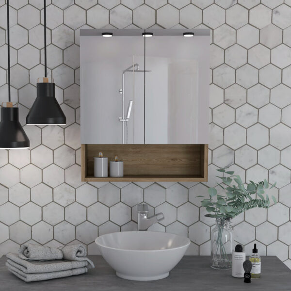 Gabinete de Baño Aura 2 puertas Espejo