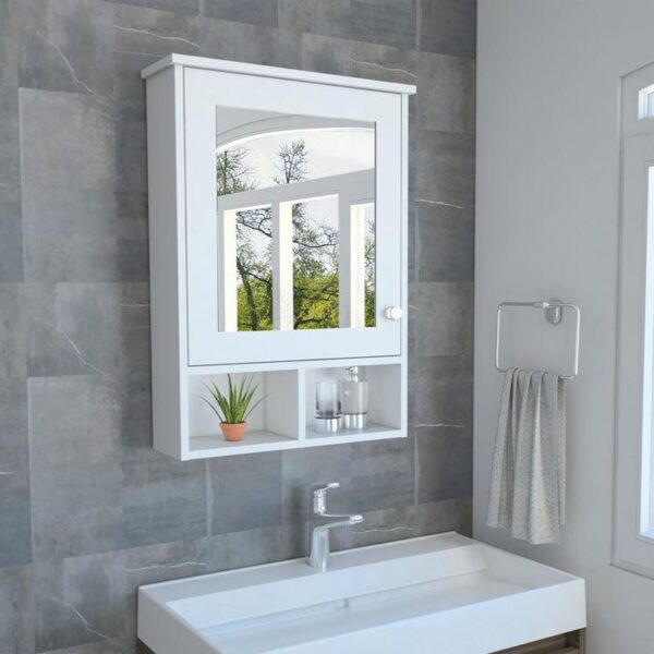 Gabinete De Baño Lee 1 Puerta Un Espejo