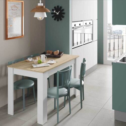 Mesa De Comedor Nora 109x 67 cm Blanco