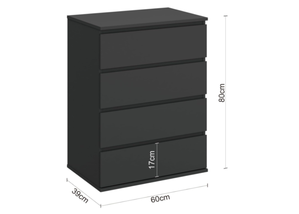 Cómoda de 4/5/6 cajones, moderna cómoda sin asa, armario alto de madera para almacenamiento, muebles de dormitorio para oficina en casa