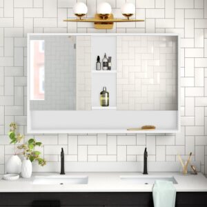 Nuestro botiquín de superficie con espejo y 7 estantes fijos es una inversión inteligente para cualquier hogar. No solo mejora la organización y funcionalidad de tu baño, sino que también añade un toque de elegancia y modernidad. Fabricado con melamina 18 mm de alta calidad