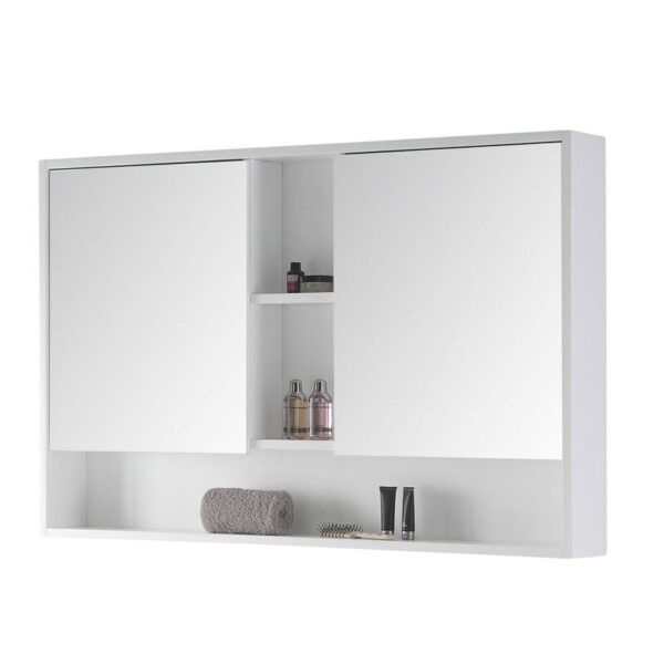 Nuestro botiquín de superficie con espejo y 7 estantes fijos es una inversión inteligente para cualquier hogar. No solo mejora la organización y funcionalidad de tu baño, sino que también añade un toque de elegancia y modernidad. Fabricado con melamina 18 mm de alta calidad