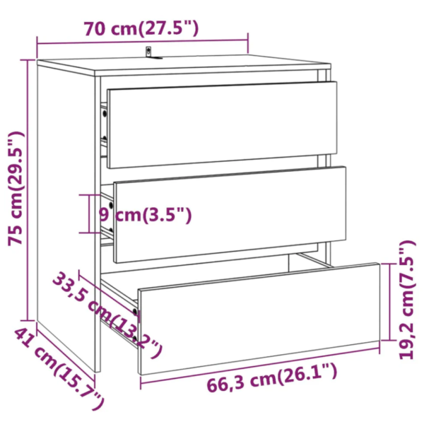 El aparador moderno de 2 cuerpos en blanco mate es una opción ideal para quienes buscan un mueble que combine estilo, funcionalidad y durabilidad. Con sus tres cajones y dos puertas abatibles con divisiones internas, ofrece un amplio espacio de almacenamiento