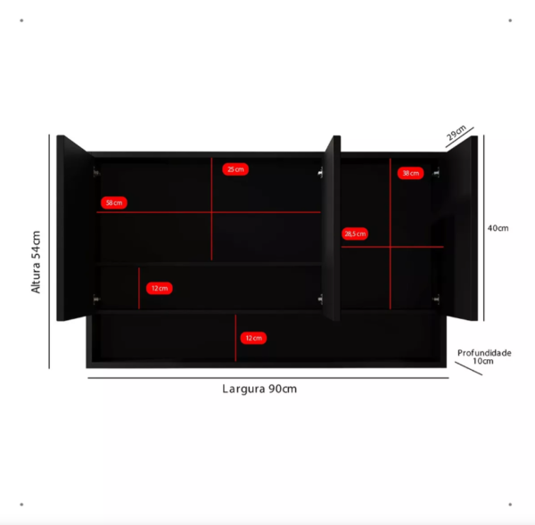 El gabinete de baño moderno en color negro es la solución perfecta para quienes buscan funcionalidad y estilo en un solo mueble. Con su diseño elegante, espejo incorporado y almacenamiento optimizado, este gabinete transformará tu baño en un espacio ordenado y estilizado aprovecha la oferta.