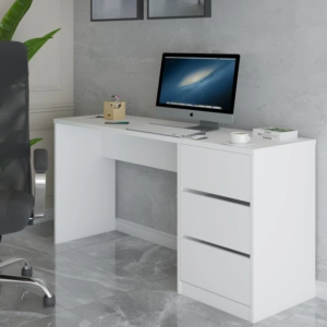 Aprovecha la super oferta de La mesa escritorio de oficina en color blanco es la combinación perfecta de elegancia, funcionalidad y durabilidad. Su diseño moderno, junto con los cajones con correderas telescópicas y una mesa amplia, te ofrecen todo lo que necesitas para mantener tu espacio de trabajo organizado y productivo.