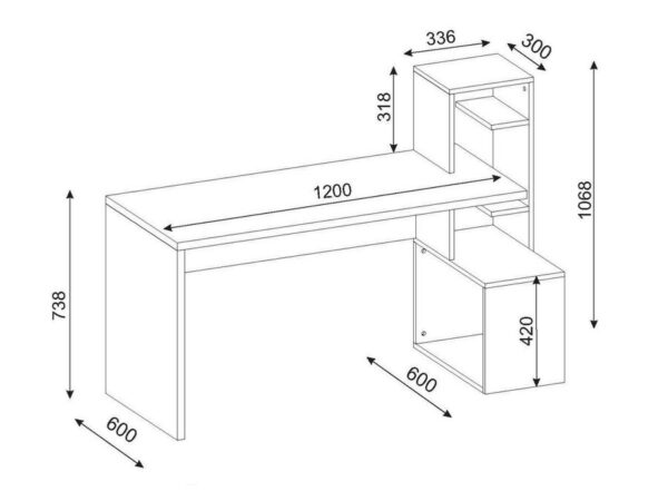 Aprovecha la oferta de La mesa escritorio de oficina en color Blanco y Miel es la elección ideal para quienes buscan un mueble que combine estilo, funcionalidad y durabilidad. Con su diseño moderno y múltiples opciones de almacenamiento, este escritorio te permite mantener todo lo esencial de tu oficina organizado y accesible.