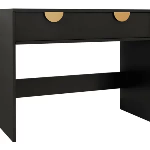 La mesa consola moderna en color negro es la opción perfecta para quienes buscan un mueble que combine estilo y funcionalidad. Con su diseño elegante, materiales de alta calidad y un amplio cajon con 2 divisiones aprovecha esta oferta.