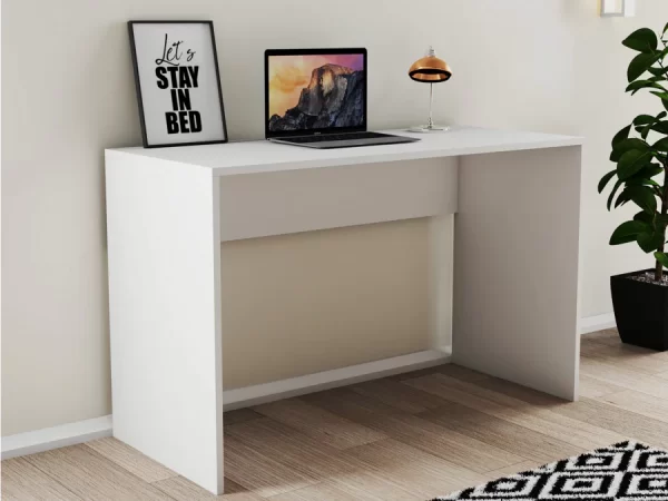 Aprovecha la oferta de La mesa escritorio de oficina moderna en color blanco es una solución perfecta para quienes buscan un mueble que combine estilo y funcionalidad. Su diseño elegante, junto con un amplio espacio en la superficie, la convierte en una pieza esencial para cualquier oficina o área de estudio.