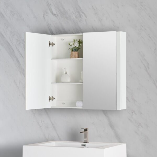 Aprovecha la oferta de Este gabinete de baño con espejos y 2 puertas es la solución perfecta para quienes buscan combinar elegancia y funcionalidad en su espacio de baño.