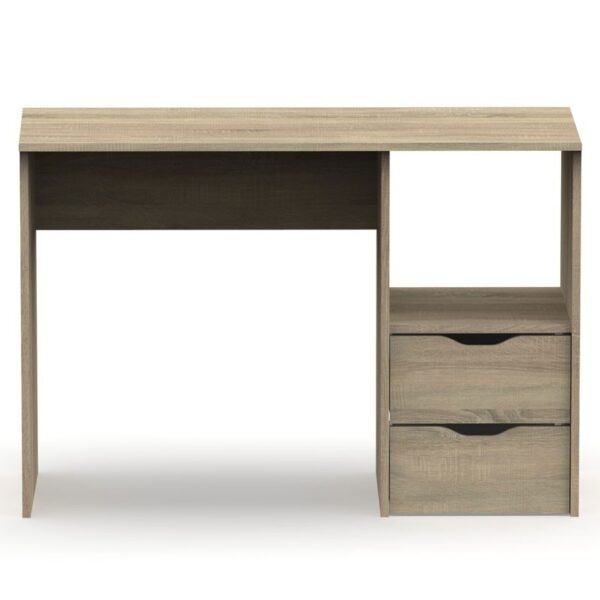 Aprovecha la oferta de esta mesa escritorio de oficina en color miel es la combinación perfecta de elegancia, funcionalidad y durabilidad. Su diseño moderno, junto con los cajones con correderas telescópicas y el estante adicional, te ofrecen todo lo que necesitas para mantener tu espacio de trabajo organizado y productivo.