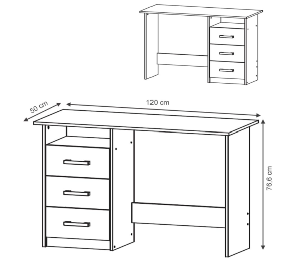 Aprovecha la super oferta La mesa escritorio de oficina en color roble es la combinación perfecta de elegancia, funcionalidad y durabilidad. Su diseño moderno, junto con los cajones con correderas telescópicas y una mesa amplia, te ofrecen todo lo que necesitas para mantener tu espacio de trabajo organizado y productivo.