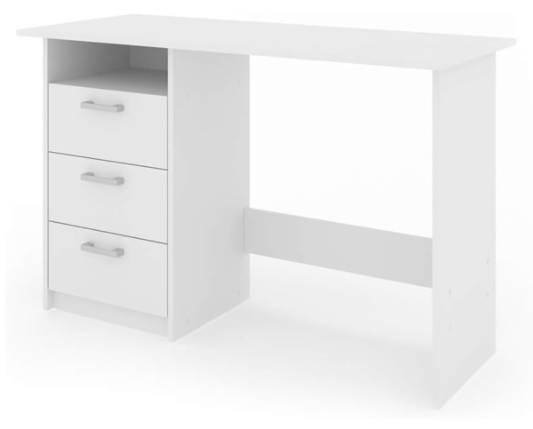 Aprovecha la super oferta de La mesa escritorio de oficina en color blanco es la combinación perfecta de elegancia, funcionalidad y durabilidad. Su diseño moderno, junto con los cajones con correderas telescópicas y una mesa amplia, te ofrecen todo lo que necesitas para mantener tu espacio de trabajo organizado y productivo.