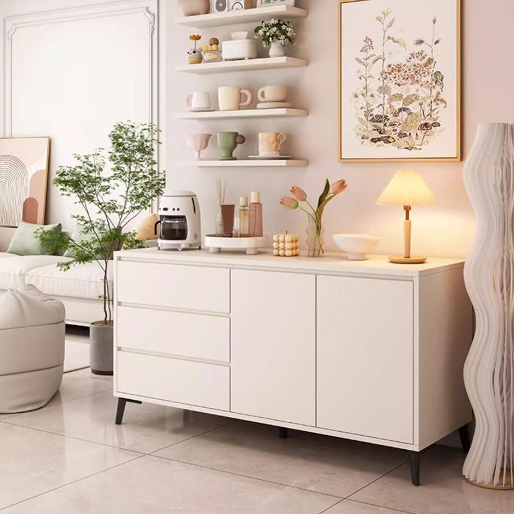 Aparador Moderno de 2 Cuerpos en Blanco : Elegancia y Funcionalidad en un Solo Mueble Descubre el perfecto equilibrio entre estilo y funcionalidad con nuestro aparador moderno en color blanco mate. Este mueble, con un diseño contemporáneo y líneas limpias, es ideal para organizar y embellecer cualquier espacio de tu hogar. Fabricado con melamina de alta calidad de 18 mm, ofrece durabilidad y un acabado impecable.
