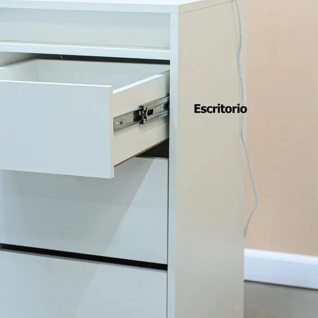 Escritorio Siegna 3 Cajones Color Blanco - Imagen 4