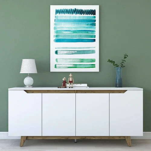 Aparador Color Blanco Nogal con 4 Puertas 6 Estantes: Moderno y Elegancia, Funcionalidad para Tu Hogar Renueva tu espacio con nuestro aparador en color blanco nogal, diseñada para ofrecer estilo y practicidad. Con 4 puertas , este aparador es la solución perfecta para mantener tu hogar organizado. Equipado con apertura  de tiradores de aluminio en negro y fabricado con melamina de alta calidad de 18 mm, este mueble garantiza durabilidad y resistencia. Sus medidas de 78 cm de alto,  180 cm de largo y 40 cm de profundidad la hacen ideal para cualquier habitación de tu hogar.