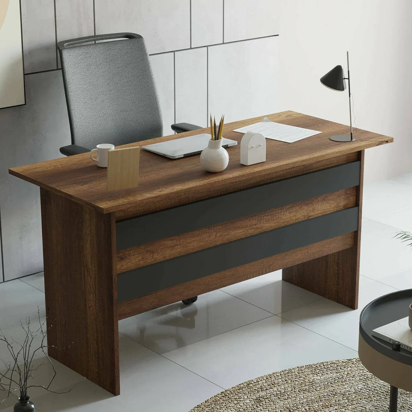 ESCRITORIO EJECUTIVO ANTONE CARAMELO 140CM